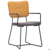 Стул Alphabet H black / yellow gray