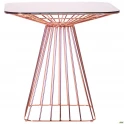 Стіл Tern, rose gold, glass top
