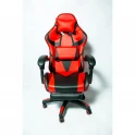 Крісло геймера FLINT footrest, чорний/червоний АКЦІЯ!