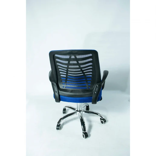 Кресло офисное TI-REX TILT, цвет черный/сетка синяя АКЦИЯ! В наличии 1 шт!