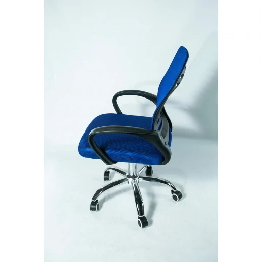 Кресло офисное TI-REX TILT, цвет черный/сетка синяя АКЦИЯ! В наличии 1 шт!