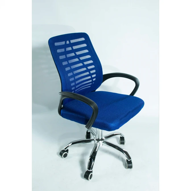 Кресло офисное TI-REX TILT, цвет черный/сетка синяя АКЦИЯ! В наличии 1 шт!