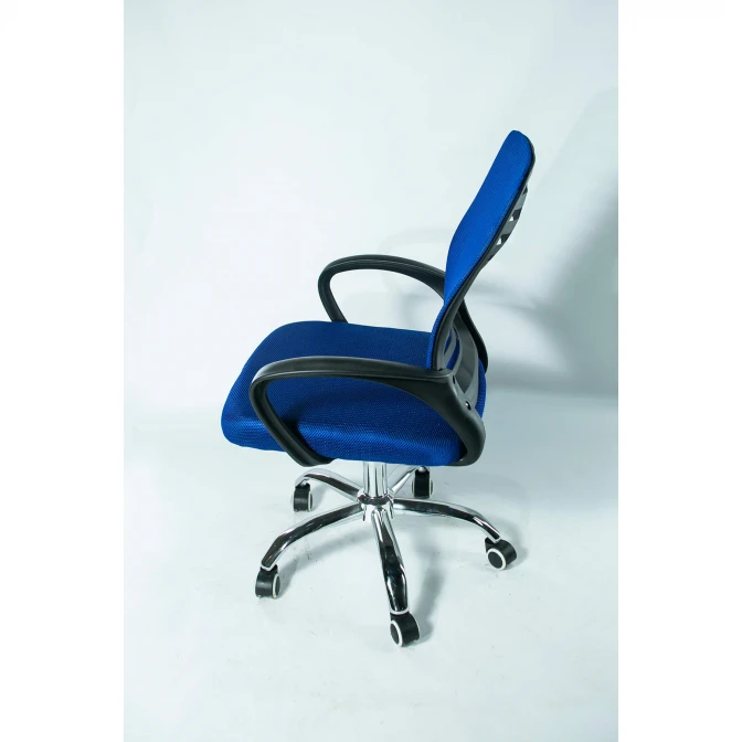 Кресло офисное TI-REX TILT, цвет черный/сетка синяя АКЦИЯ! В наличии 1 шт!